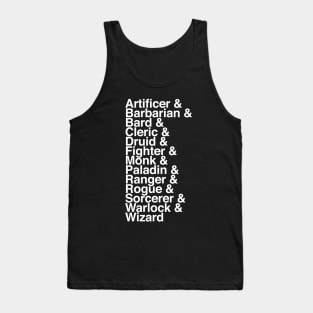 Dungeons & Dragons Class Tank Top